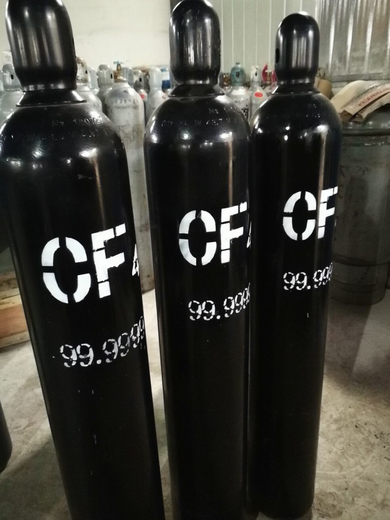 カーボンTetrafluoride CF4のガスは、超高い純度Cas第75-73-0にガスを供給します